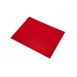 Lot de 25 feuilles de papier à dessin de couleur 185g, dimensions 50 x 65 cm, coloris rouge