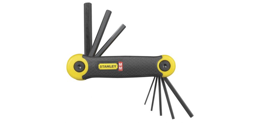 Stanley 8 Piece Metric Folding Hex Key Set