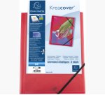 Chemise à élastiques 3 rabats polypropylène translucide Krea Cover - A4