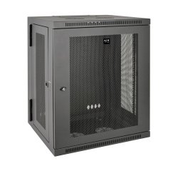 Tripp Lite Armoire rack à montage mural, profondeur de commutateur et profil compact 15U SmartRack, avec charnières dorsales
