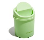 Muitomas DESKBINGN trash can Round Plastic Green