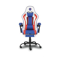 Activision NASA Discovery Silla para videojuegos de PC Asiento acolchado Azul, Rojo, Blanco