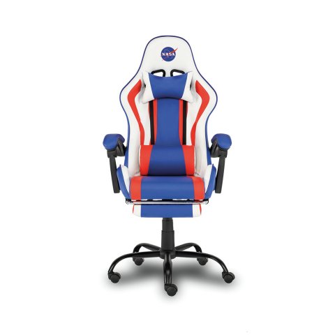 Activision NASA Discovery Silla para videojuegos de PC Asiento acolchado Azul, Rojo, Blanco