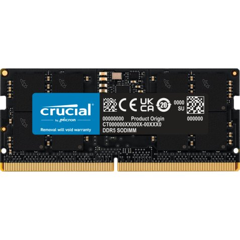 Crucial CT16G48C40S5 module de mémoire 16 Go 1 x 16 Go DDR5 4800 MHz