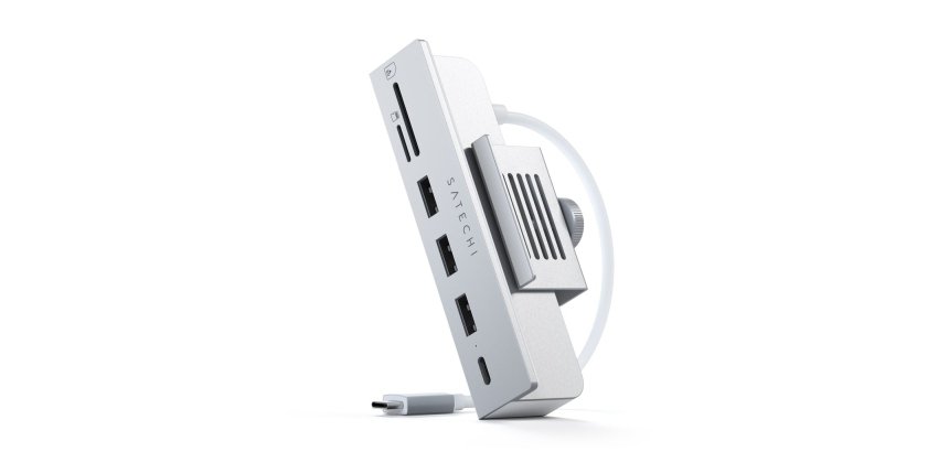 Satechi ST-UCICHS station d'accueil USB 3.2 Gen 1 (3.1 Gen 1) Type-C Argent