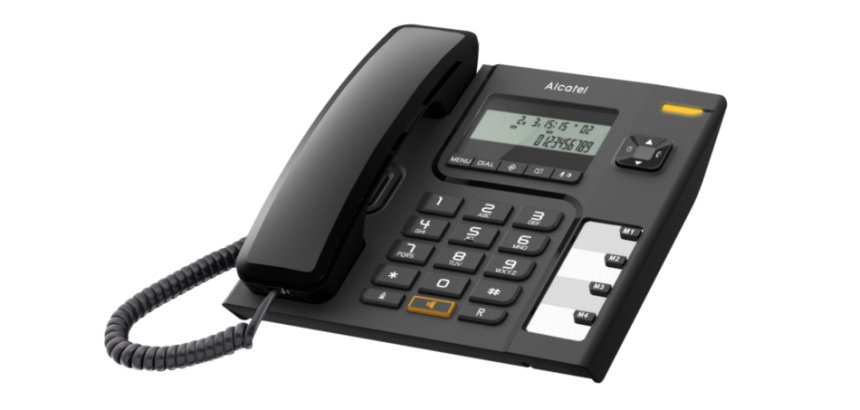 Teléfono Alcatel T56 Teléfono analógico Identificador de llamadas Negro