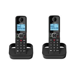 Teléfono Alcatel F860 DUO EU Teléfono DECT Identificador de llamadas Negro