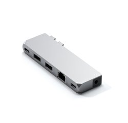 Satechi Pro Hub Mini Avec fil USB 3.2 Gen 1 (3.1 Gen 1) Type-C Argent
