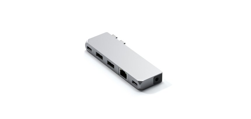 Satechi Pro Hub Mini Avec fil USB 3.2 Gen 1 (3.1 Gen 1) Type-C Argent