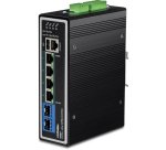 Trendnet TI-BG62I commutateur réseau Géré L2+ Gigabit Ethernet (10/100/1000) Connexion Ethernet, supportant l'alimentation via ce port (PoE) Noir