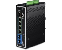 Trendnet TI-BG62I commutateur réseau Géré L2+ Gigabit Ethernet (10/100/1000) Connexion Ethernet, supportant l'alimentation via ce port (PoE) Noir