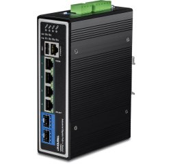 Trendnet TI-BG62I commutateur réseau Géré L2+ Gigabit Ethernet (10/100/1000) Connexion Ethernet, supportant l'alimentation via ce port (PoE) Noir