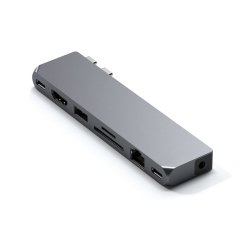 Satechi ST-UCPHMXM station d'accueil 2 x USB 3.2 Gen 2 (3.1 Gen 2) Type-C Gris