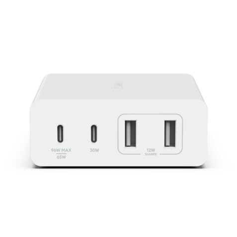 Belkin WCH010VFWH chargeur d'appareils mobiles Ordinateur portable, Smartphone, Tablette Blanc Secteur Intérieure