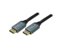 MCL MC3A99A0MC3993Z câble DisplayPort 3 m Noir, Blanc