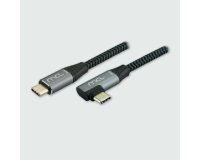 MCL MC1C99A3C1052CZ câble USB USB 3.2 Gen 2 (3.1 Gen 2) 2 m USB C Noir, Gris