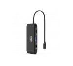 Port Designs 901913 hub & concentrateur USB 2.0 Type-C 5000 Mbit/s Noir