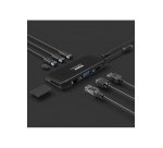 Port Designs 901913 hub & concentrateur USB 2.0 Type-C 5000 Mbit/s Noir