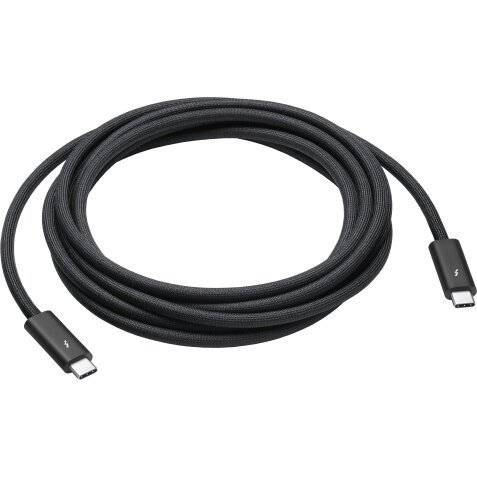 Apple MWP02ZM/A Câble Thunderbolt 3 m 40 Gbit/s Noir