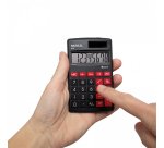Calculatrice maul poche m8 8 chiffres ecran 1 ligne 3 touches memoires touche pourcentage calcul racines coloris noir