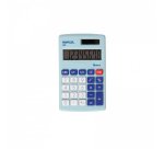 Calculatrice maul poche m8 8 chiffres ecran 1 ligne 3 touches memoires touche pourcentage calcul racines coloris bleu