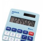 Calculatrice maul poche m8 8 chiffres ecran 1 ligne 3 touches memoires touche pourcentage calcul racines coloris bleu