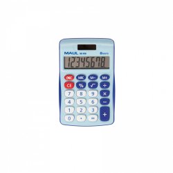 Calculatrice de bureau maul mj450 junior 8 chiffres       coloris bleu