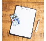 Calculatrice de bureau maul mj450 junior 8 chiffres       coloris bleu