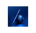 Stylo roller parker im monochrome bleu pointe fine   encre bleu etui cadeau