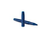 Stylo roller parker im monochrome bleu pointe fine   encre bleu etui cadeau