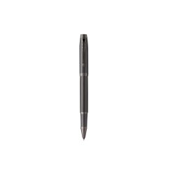 Stylo roller parker im monochrome noir pointe fine   encre bleu etui cadeau
