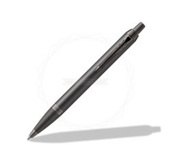 Stylo-bille parker im monochrome noir pointe        moyenne encre bleu etui       cadeau