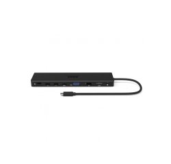 Port Designs 901906-W station d'accueil Avec fil USB 3.2 Gen 2 (3.1 Gen 2) Type-C Noir