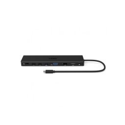 Port Designs 901906-W station d'accueil Avec fil USB 3.2 Gen 2 (3.1 Gen 2) Type-C Noir