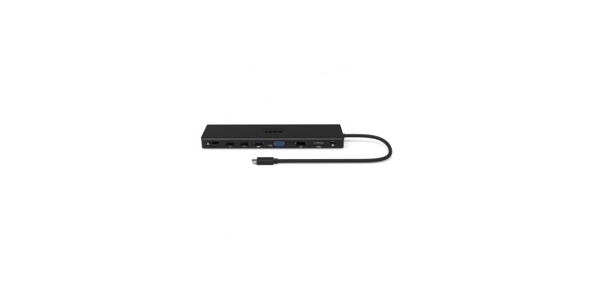 Port Designs 901906-W station d'accueil Avec fil USB 3.2 Gen 2 (3.1 Gen 2) Type-C Noir