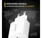 Intenso POWER ADAPTER USB-C/7802012 Universale Bianco AC Ricarica rapida Interno