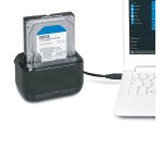 Port Designs 900040 Station d'accueil de disques de stockage Noir