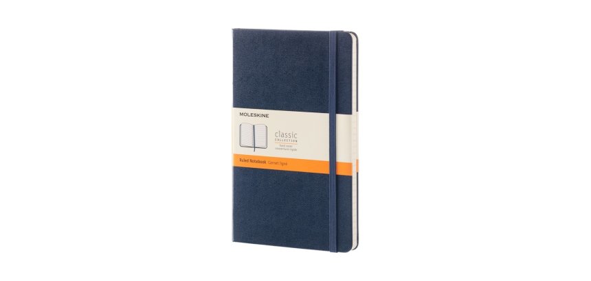 Moleskine Classic writing notebook 240 sheets Blue