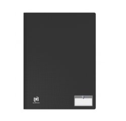 Protège-documents Oxford Memphis A4 40 vues / 20 pochettes couverture polypro noir