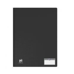 Protège-documents Oxford memphis a4 40 vues / 20 pochettes couverture polypro noir