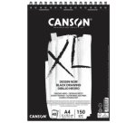 Bloc à croquis et études XL Noir, A4, noir