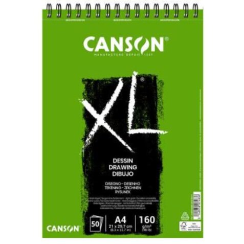 Bloc de 50 feuilles de papier dessin XL DESSIN 10 160g A3