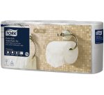 Papier toilette tork premium rouleau traditionnel extra    doux  155f 3plis ecolabel     paquet de 8 rouleaux