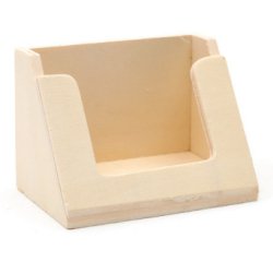 Porte telephone graine creative bois 8x6x6,5cm a     decorer