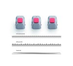 Set créatif 3 têtes de coupe pour rogneuse 507 génération 3: vague,prédécoupage,pliage 00980-14986