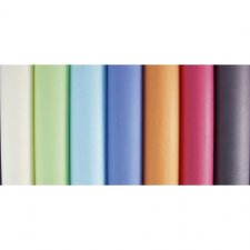 Rouleau de papier Kraft couleur 65g. Format 3x0,7m. Coloris pastels assortis en présentoir