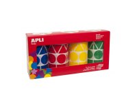 Lot de 4 rouleaux de gommettes Apli