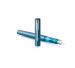 Blister de 3 recharges bille QuinkFlow. Pointe moyenne. Encre bleue