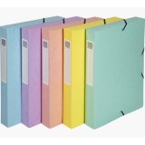 Boite de classement exabox aquarel a4 dos 40mm assortiment