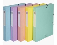 Boite de classement exabox aquarel a4 dos 40mm assortiment